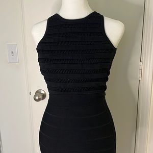 French Connection black tank bandage bodycon dress, size US 0!